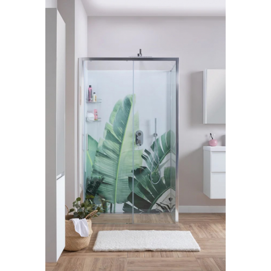 Душевой уголок AQUANET Alfa NAA1131 140x80x200 стекло прозрачное, профиль хром