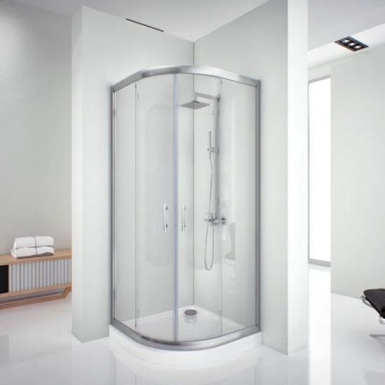 Душевой уголок AQUANET Alfa NAA2142 100x100x200 стекло прозрачное, профиль хром