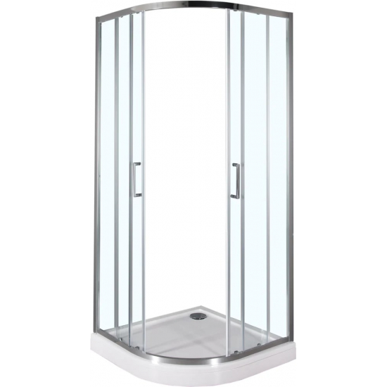 Душевой уголок AQUANET Alfa NAA2142 100x100x200 стекло прозрачное, профиль хром