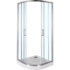 Душевой уголок AQUANET Alfa NAA2142 100x100x200 стекло прозрачное, профиль хром