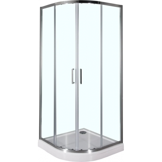 Душевой уголок AQUANET Alfa NAA2142 100x100x200 стекло прозрачное, профиль хром