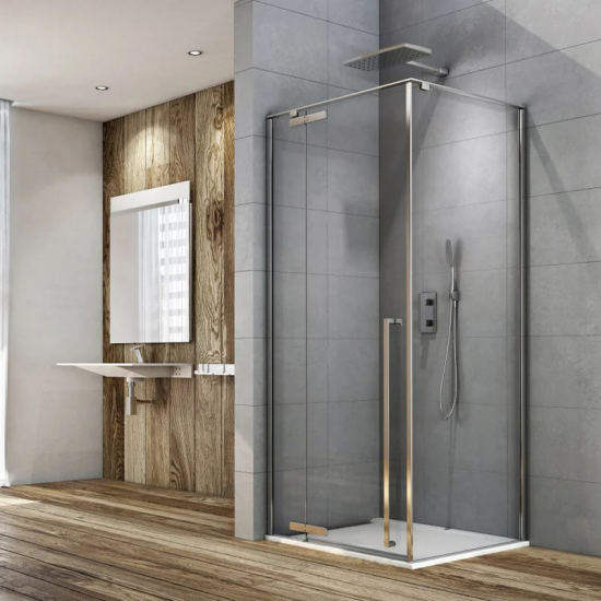 Душевой уголок AQUANET Ideal AE-AXC94MZ-S-C 140x90x200 стекло прозрачное, профиль хром