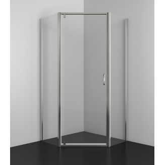 Душевой уголок AZARIO DALLAS AZ-112P  90x90x200 стекло прозрачное, профиль хром