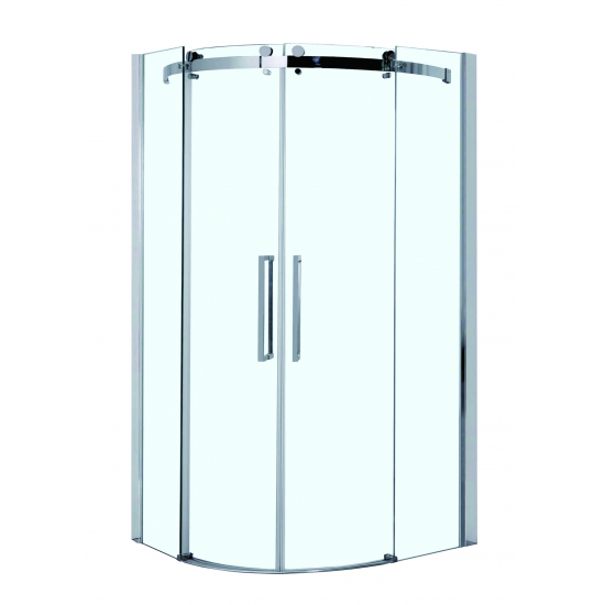 Душевой уголок AZARIO OTTAWA AZ-NKE2142  90x90x200 стекло прозрачное, профиль серебро