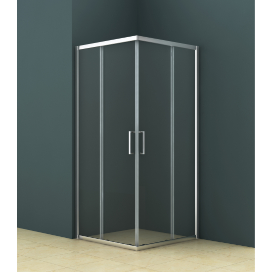Душевой уголок AZARIO SEATTLE AZ-131SA90  90x90x195 стекло прозрачное, профиль хром