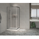 Душевой уголок AZARIO SEATTLE AZ-131SA90  90x90x195 стекло прозрачное, профиль хром