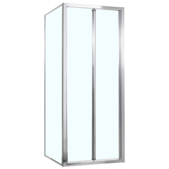 Душевой уголок AZARIO TORONTO AZ-NAA1432B 80x80x190 стекло прозрачное, профиль серебро