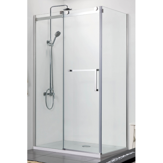 Душевой уголок AZARIO VANCOUVER AZ-NKF1131 L 120x80x200 стекло прозрачное, профиль серебро