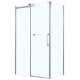 Душевой уголок AZARIO VANCOUVER AZ-NKF1131 L 120x80x200 стекло прозрачное, профиль серебро