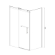 Душевой уголок AZARIO VANCOUVER AZ-NKF1131 L 120x90x200 стекло прозрачное, профиль серебро