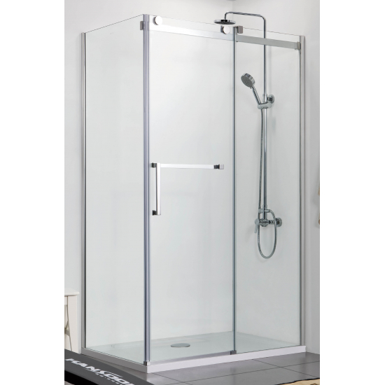 Душевой уголок AZARIO VANCOUVER AZ-NKF1131 R 120x90x200 стекло прозрачное, профиль серебро