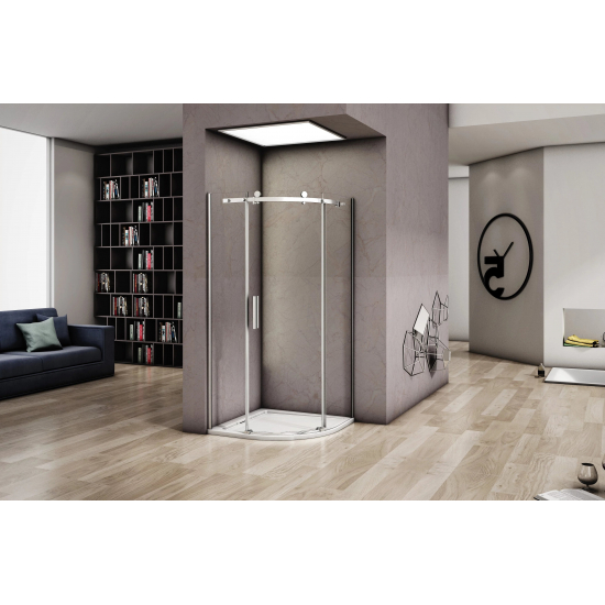 Душевой уголок BAS Good Door Altair R-90-C-CH 90x90x195 стекло прозрачное, профиль хром