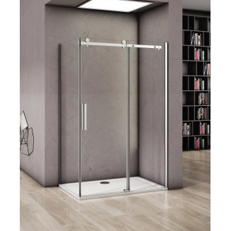 Душевой уголок BAS Good Door Altair WTW + SP 140x90x195 стекло прозрачное, профиль хром