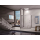 Душевой уголок BAS Good Door Antares WTW + SP 110x90x195 стекло прозрачное, профиль хром