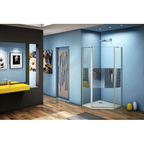 Душевой уголок BAS Good Door Fantasy PNT-100-F-CH 100x100x185