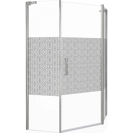 Душевой уголок BAS Good Door Fantasy PNT-100-F-CH 100x100x185