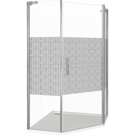 Душевой уголок BAS Good Door Fantasy PNT-90-F-CH 90x90x185 