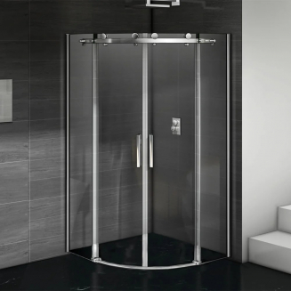 Душевой уголок BAS Good Door Galaxy R-TD-100-C-CH 100x100x195 стекло прозрачное, профиль хром