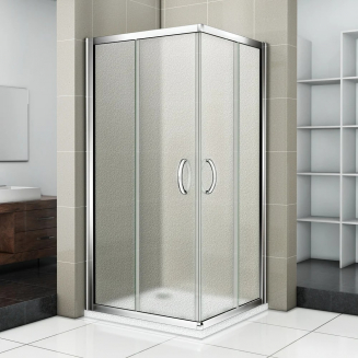 Душевой уголок BAS Good Door Infinity CR-100-G-CH 100x100x185 стекло грейп, профиль хром