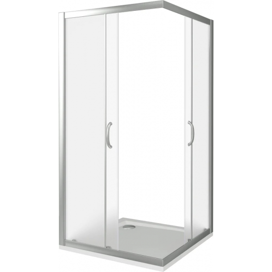 Душевой уголок BAS Good Door Infinity CR-90-G-CH 90x90x185 стекло грейп, профиль хром