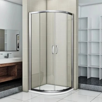 Душевой уголок BAS Good Door Infinity R-90-C-CH 90x90x185 стекло прозрачное, профиль хром