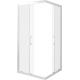 Душевой уголок BAS Good Door Latte CR-100-C-WE 100x100x185 стекло прозрачное, профиль хром