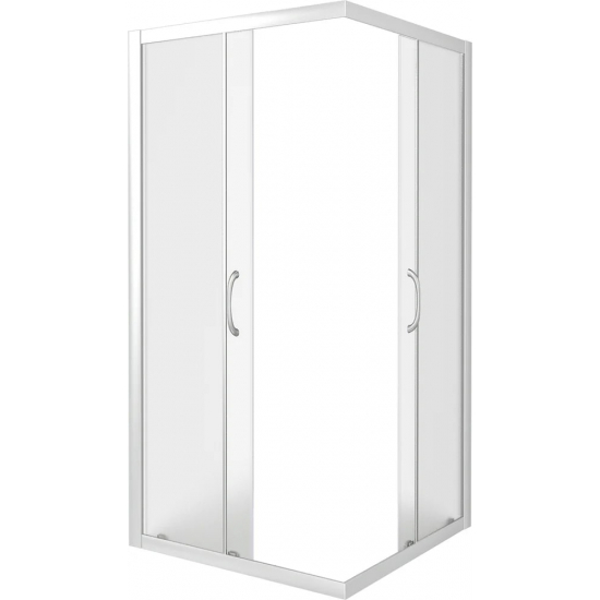 Душевой уголок BAS Good Door Latte CR-100-G-WE 100x100x185 стекло грейп, профиль хром