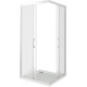 Душевой уголок BAS Good Door Latte CR-80-G-WE 80x80x185 стекло грейп, профиль хром