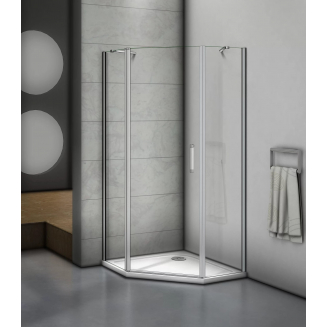 Душевой уголок BAS Good Door Mokka PNT-100-C-WE 100x100x185