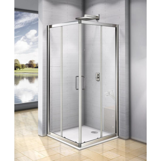 Душевой уголок BAS Good Door NEO CR-100-C-CH 100x100x185 стекло прозрачное, профиль хром