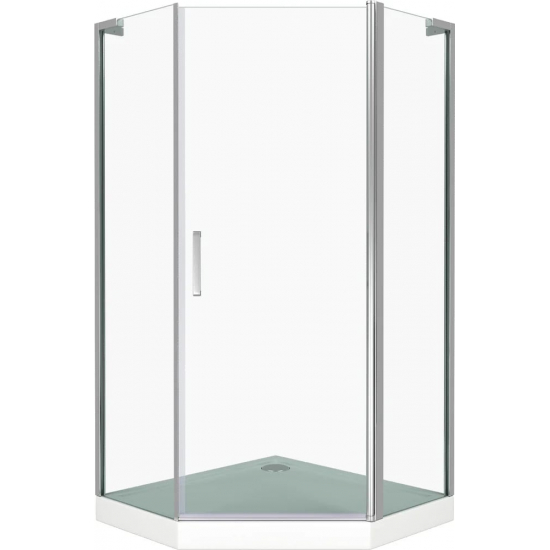 Душевой уголок BAS Good Door Pandora PNT-100-C-CH 100x100x185 стекло прозрачное, профиль хром