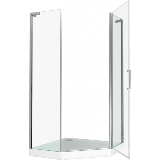 Душевой уголок BAS Good Door Pandora PNT-90-C-CH 90x90x185 стекло прозрачное, профиль хром