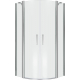Душевой уголок BAS Good Door Pandora R-100 100x100x185 стекло прозрачное, профиль хром