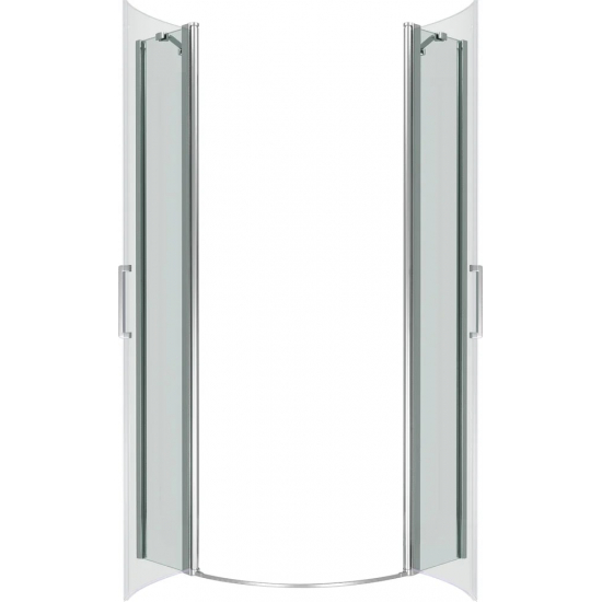Душевой уголок BAS Good Door Pandora R-80 80x80x185 стекло прозрачное, профиль хром