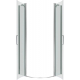 Душевой уголок BAS Good Door Pandora R-90 90x90x185 стекло прозрачное, профиль хром
