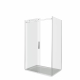Душевой уголок BAS Good Door Puerta WTW + SP 110x80x195 стекло прозрачное, профиль хром