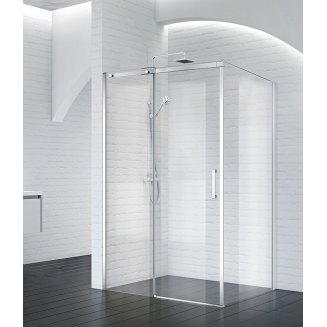 Душевой уголок BelBagno ACQUA-AH-1-150/100-C-Cr стекло прозрачное