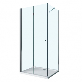 Душевой уголок BelBagno ALBANO-AS-1-80-C-Cr стекло прозрачное