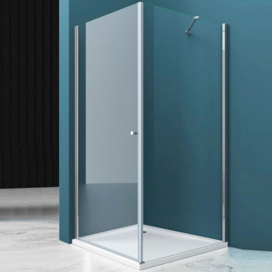 Душевой уголок BelBagno ETNA-AH-1-70/80-C-Cr стекло прозрачное