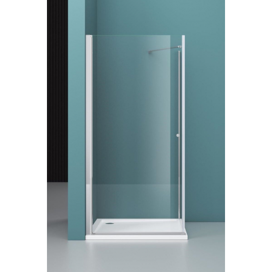 Душевой уголок BelBagno ETNA-AH-1-80/90-C-Cr стекло прозрачное