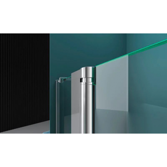 Душевой уголок BelBagno ETNA-AH-12-100/90-C-Cr стекло прозрачное