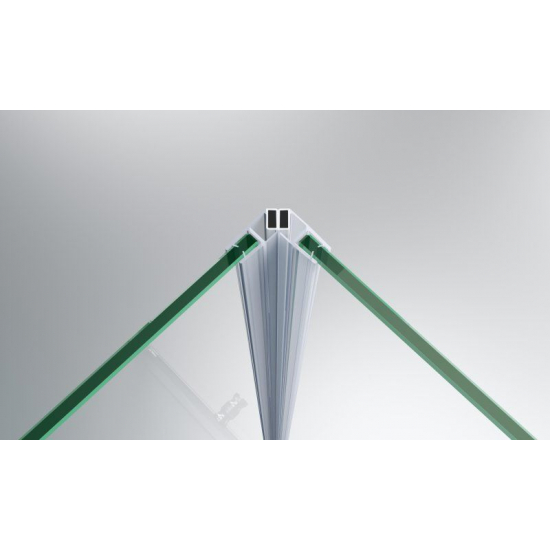 Душевой уголок BelBagno ETNA-AH-2-70/80-C-Cr стекло прозрачное