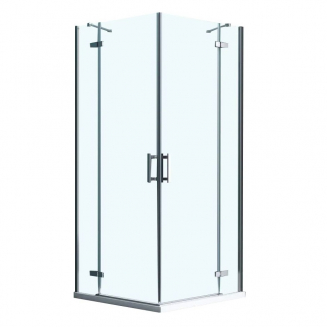 Душевой уголок BelBagno KRAFT-AH-22-100/80-C-Cr-R стекло прозрачное