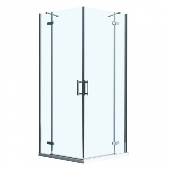 Душевой уголок BelBagno KRAFT-AH-22-100/80-C-Cr-R стекло прозрачное