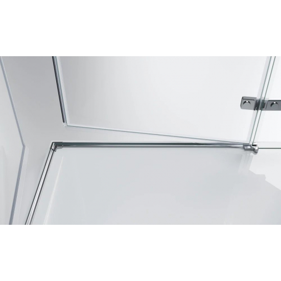Душевой уголок BelBagno KRAFT-AH-22-100/80-C-Cr-R стекло прозрачное