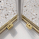 Душевой уголок BelBagno LUCE-A-2-90-C-ORO стекло прозрачное, профиль золото
