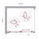 Душевой уголок BelBagno LUCE-AH-1-100/90-C-Cr стекло прозрачное, профиль хром