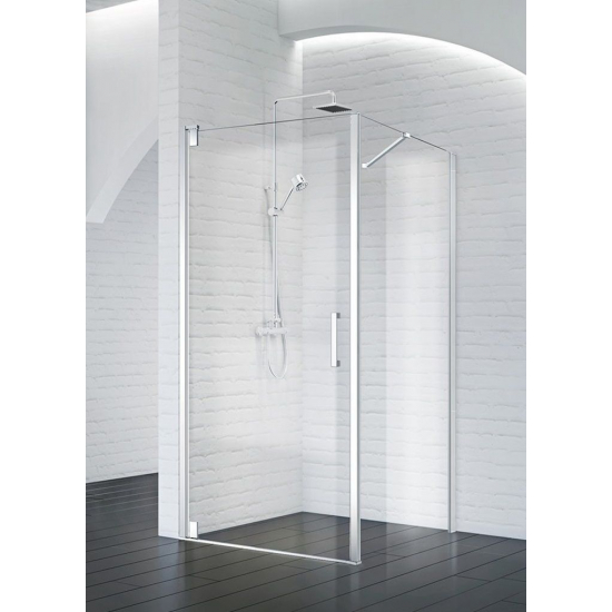 Душевой уголок BelBagno MARMI-AH-1-90/80-C-Cr стекло прозрачное