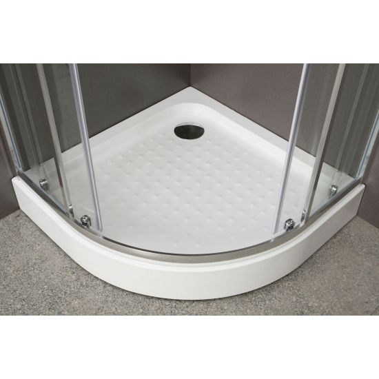 Душевой уголок BelBagno UNO-195-R-2-100-C-Cr стекло прозрачное