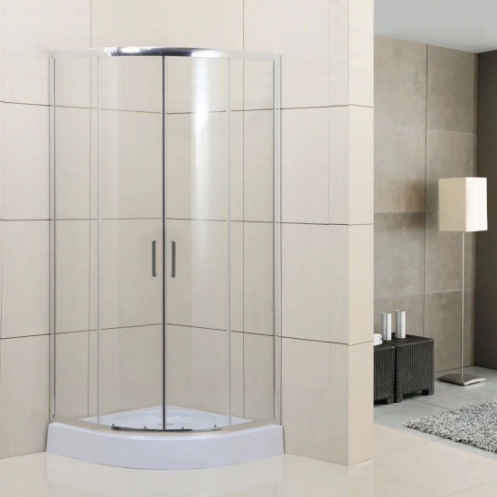 Душевой уголок BelBagno UNO-195-R-2-85-C-Cr стекло прозрачное